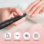 MelodySusie Electric Nail Drill Machine 11 in 1 Kit, Portable Electric Nail File Efile Set for Acrylic Gel Nails, Manicure Pedicure Tool with Nail Drill Bits Sanding Bands Dust Brush, Gold - Image 3